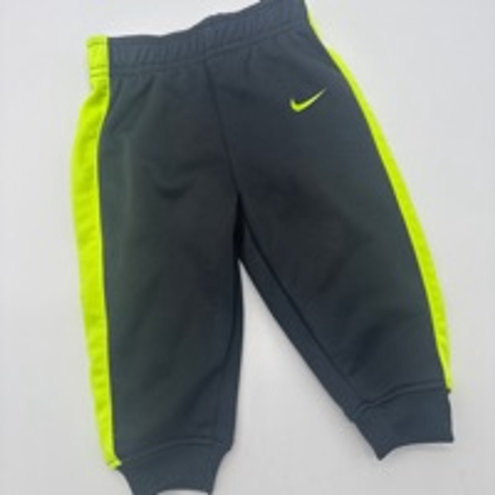 Baby NIKE Dri-fit Pants Size 12M Gray and Yellow